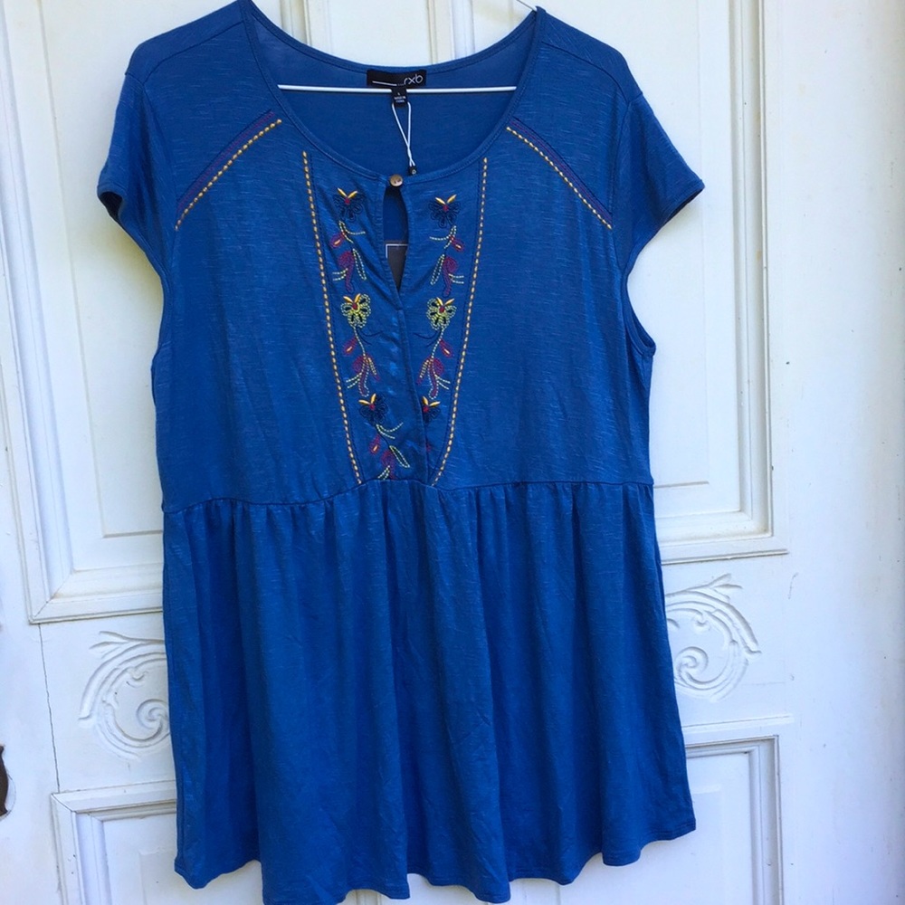 🦋RXB Floral Blue Top🦋